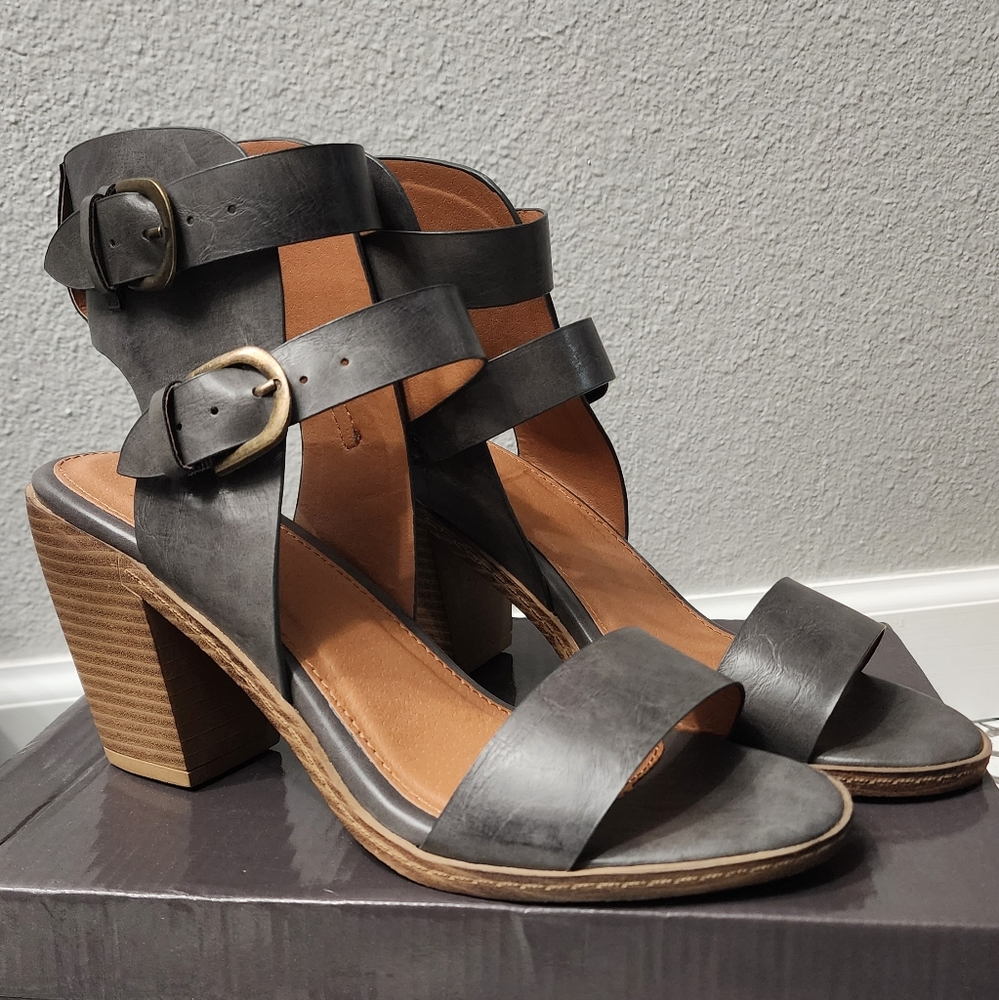 Strappy heels